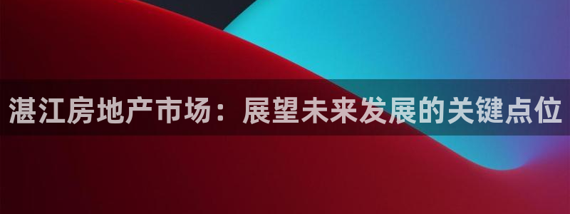 新宝5什么时候上市：湛江房地产市场：展望未来发展的关键点位