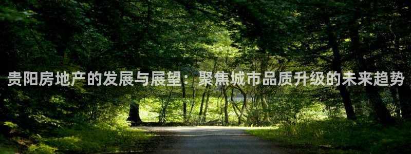 新宝5尤74OOO5：贵阳房地产的发展与展望：聚焦城市品质升