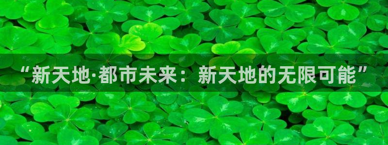 新宝5现在还能玩吗：“新天地·都市未来：新天地的无限可能”