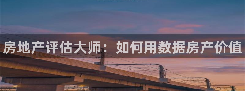 新宝5娱乐招商：房地产评估大师：如何用数据房产价值