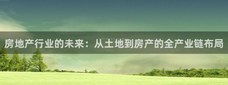 新宝rm5：房地产行业的未来：从土地到房产的全产业链布局