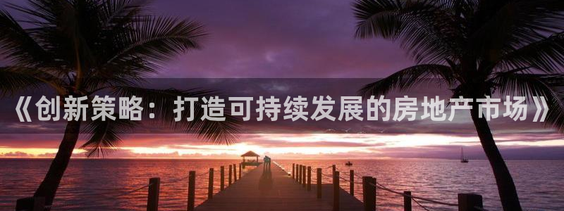 新宝5湫333 00：《创新策略：打造可持续发展的房地产市场