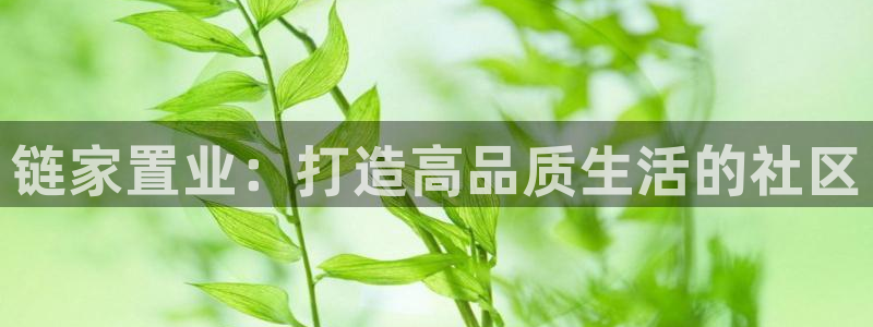 新宝5手机下载：链家置业：打造高品质生活的社区