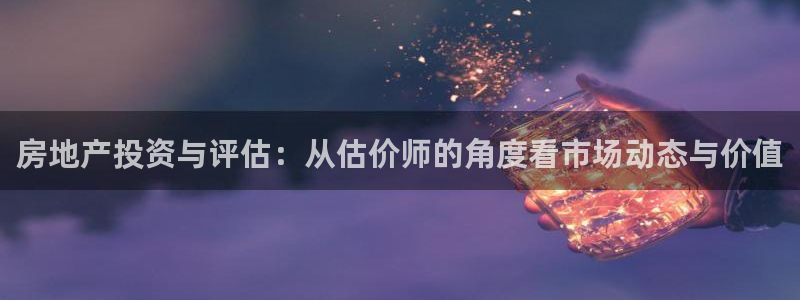 新宝娱乐5入口：房地产投资与评估：从估价师的角度看市场动态与