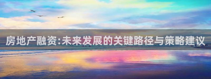 i新宝5：房地产融资:未来发展的关键路径与策略建议